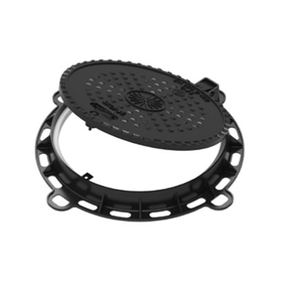 STREET MANHOLE COVER, WITH OR WITHOUT OPENINGS